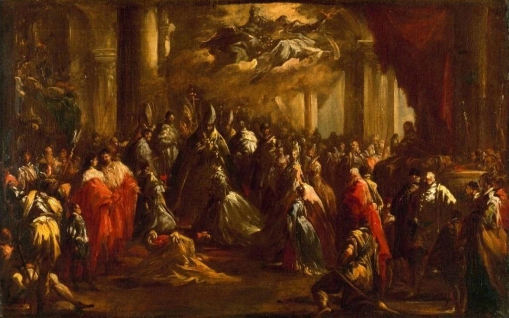 Incoronazione dell'imperatrice Eleonora Magdalena Theresia del Palatinato - Neuburg